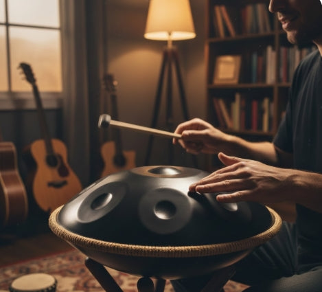 Handpan Artisanal Noir