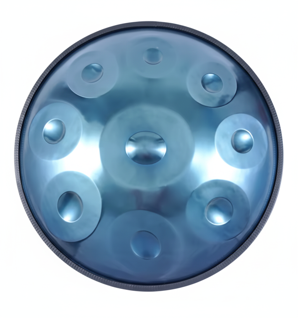 Handpan Bleu Chrome