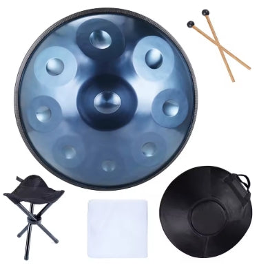 Handpan Bleu Chrome