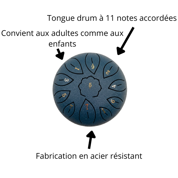 Tongue Drum Instrument 11 notes