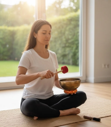 Bol Tibétain 7 Métaux Fait Main