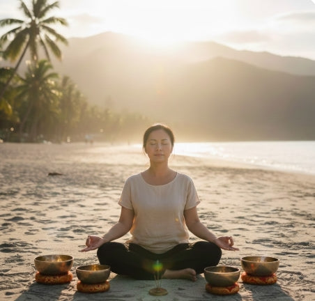 Bol Tibétain 7 Métaux Fait Main