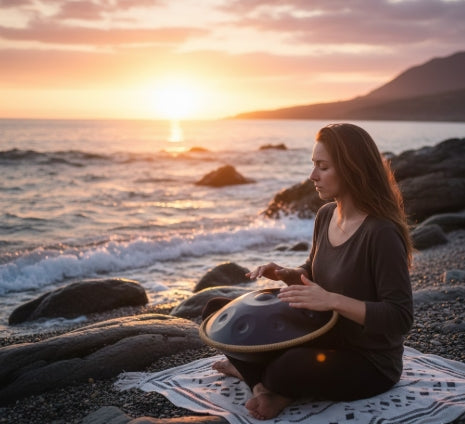 Handpan Artisanal Noir
