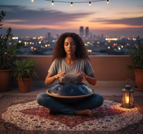 Handpan Artisanal Noir