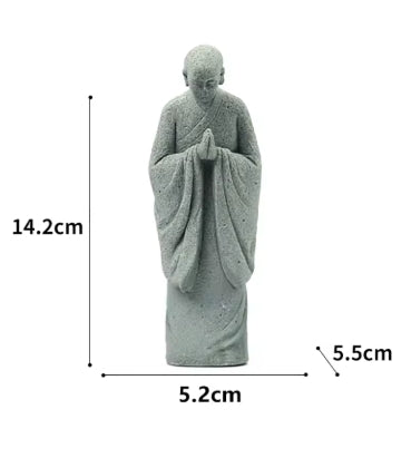 Micro paysage bouddhiste de moine